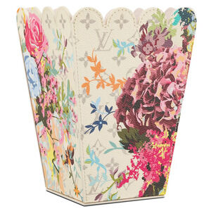 Louis Vuitton LV Flower Popcorn Basket Bucket Box Canvas Multicolor Monogram